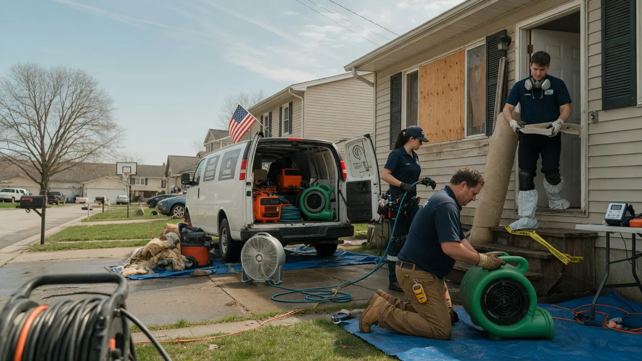 Water Damage Restoration in Wendover, KY near me